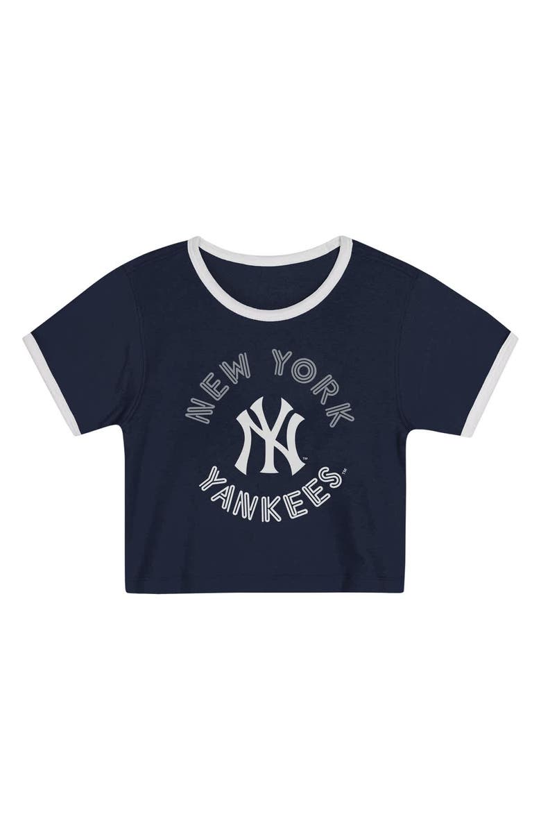 Outerstuff Toddler  Navy New York Yankees Double Run T-Shirt & Shorts Set, Alternate, color, Navy
