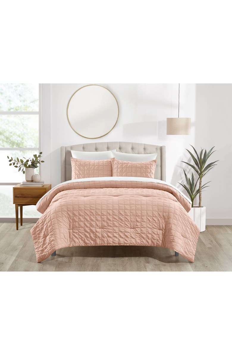 CHIC Jessa Tile Pattern 7-Piece Bedding Set - King, Main, color, 