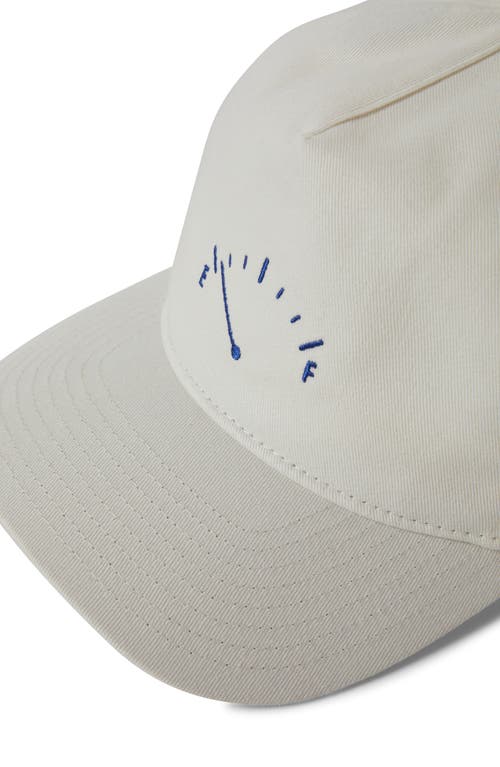 Brixton Running On Empty Baseball Cap In Off White