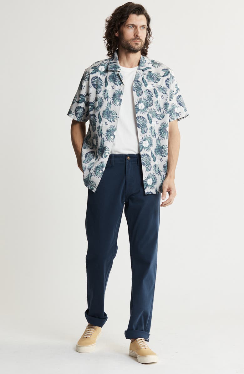 JACHS Classic Straight Leg Pants, Alternate, color, Navy