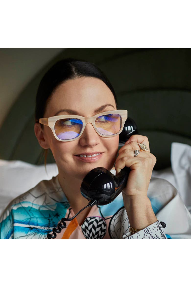 Miklos | Reading Glasses, Alternate, color, Polished Bone