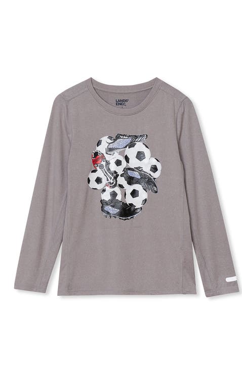 Boys Active Long Sleeve Graphic Tee