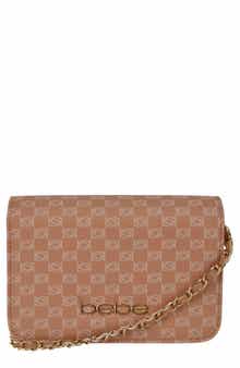 bebe Adela Monogram Crossbody Bag
