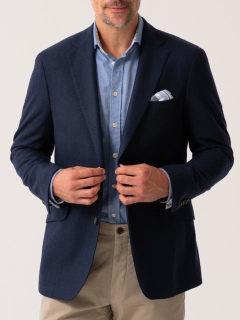 Classic Tailored Wool Blazer