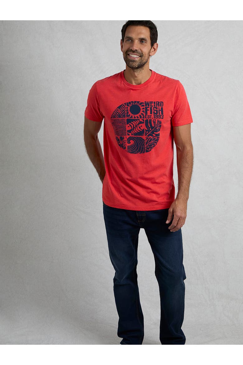 Summer Sector Graphic T-Shirt, Alternate, color, Retro Red