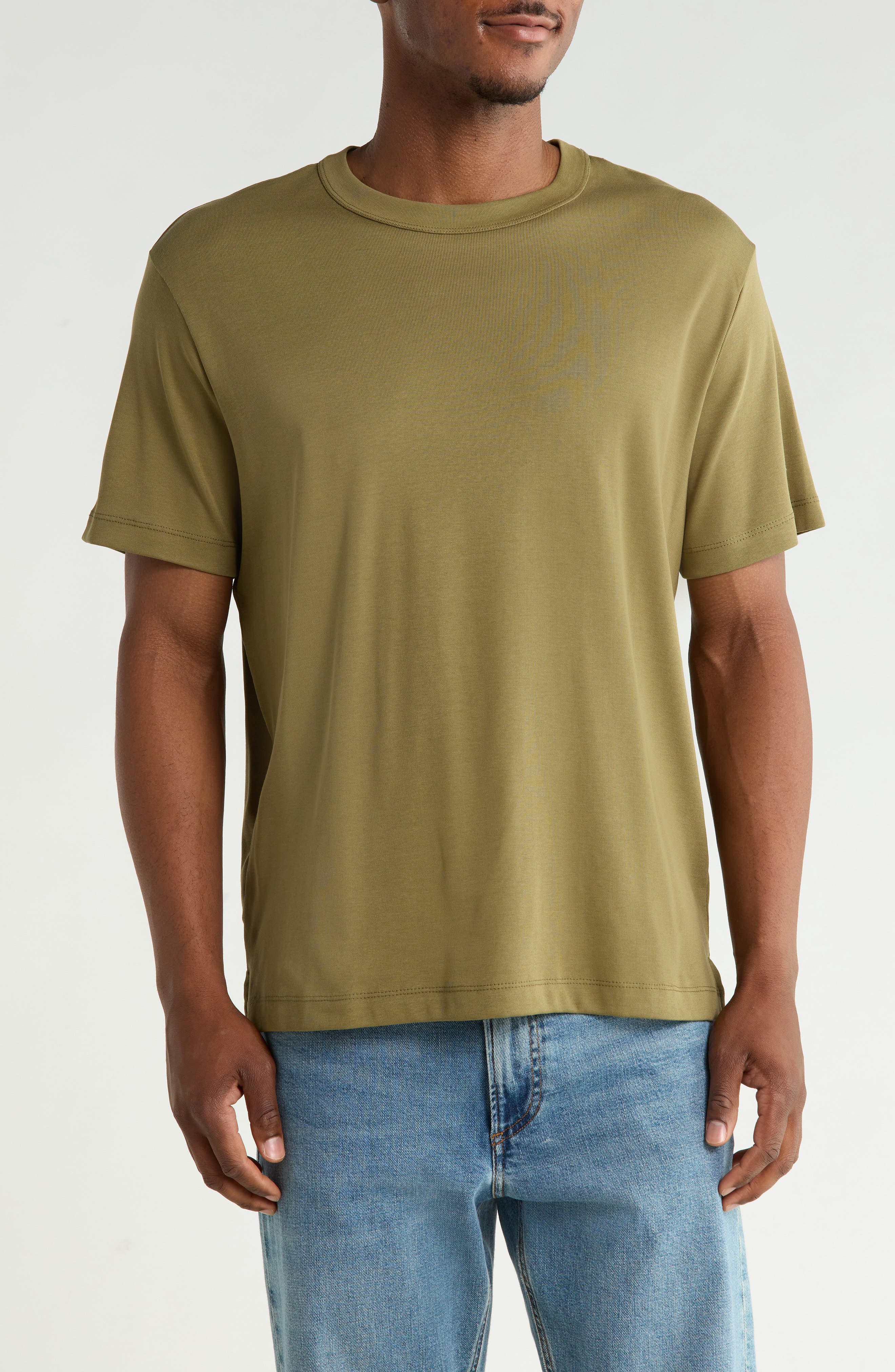 Mercerized Cotton Interlock T-Shirt