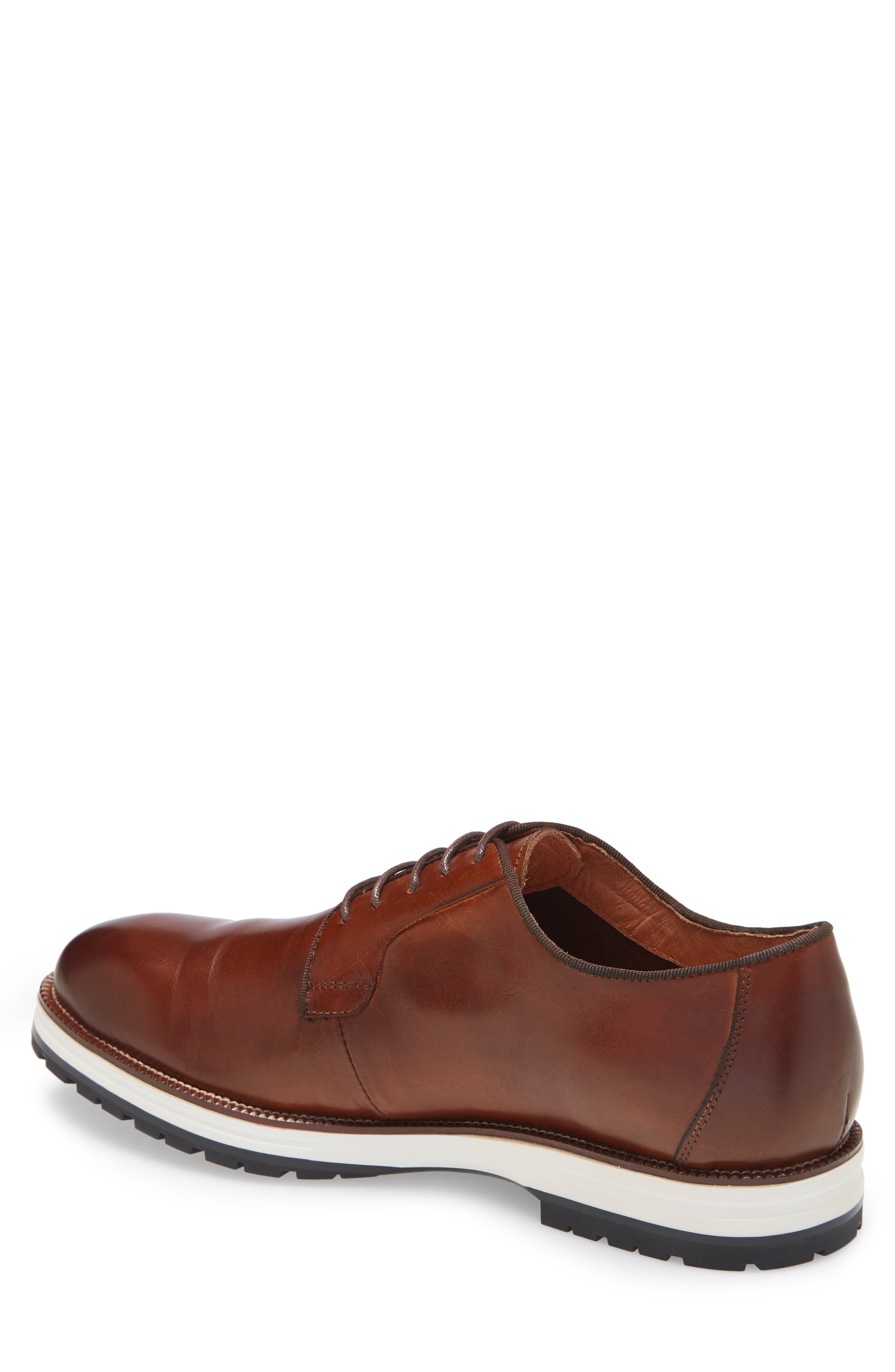 Ike Behar Structure Plain Toe Derby, Alternate, color, 