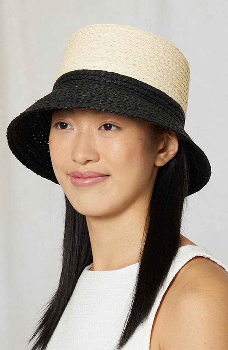 Eugenia Kim Jonah Raffia Bucket Hat, Alternate, color,