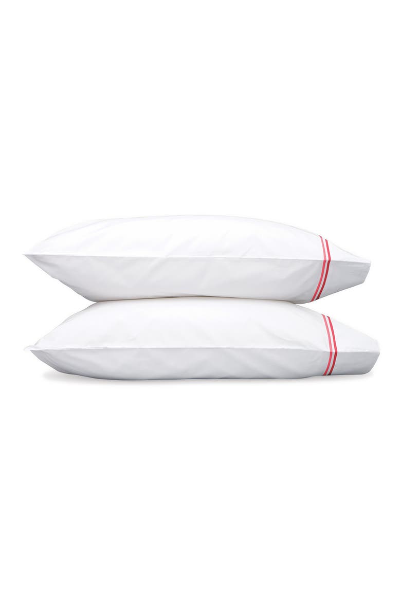 Essex Set of 2 Pillowcases, Main, color, HIBISCUS