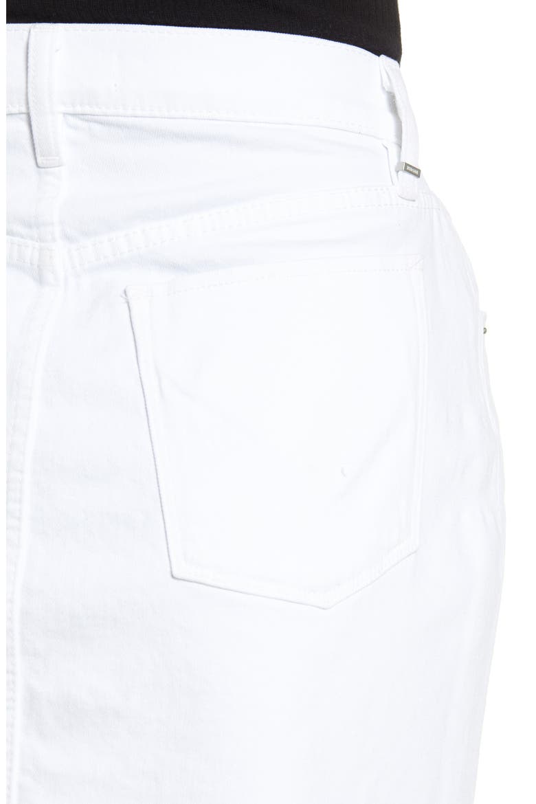 The Viper Denim Miniskirt, Alternate, color, WHITE