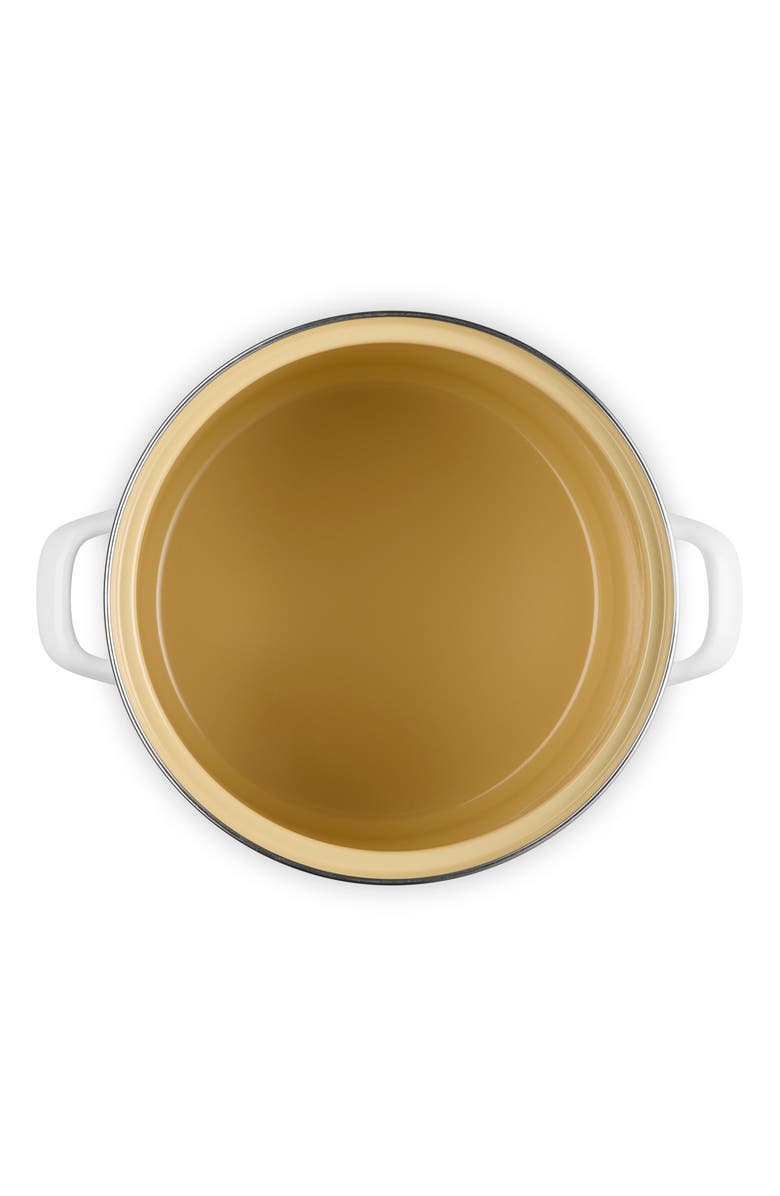 Le Creuset 8-Quart Enameled Stainless Steel Stock Pot, Alternate, color, White