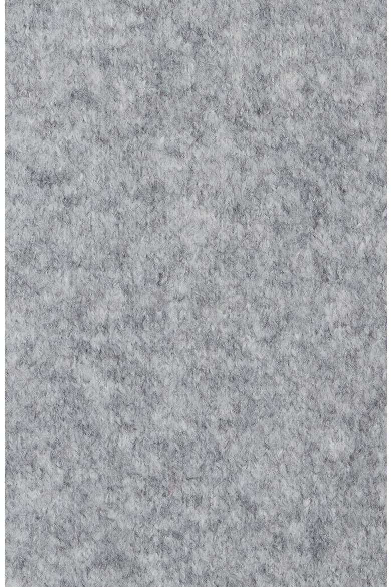 Brushed Bouclé Scarf, Main, color, LIGHT GREY
