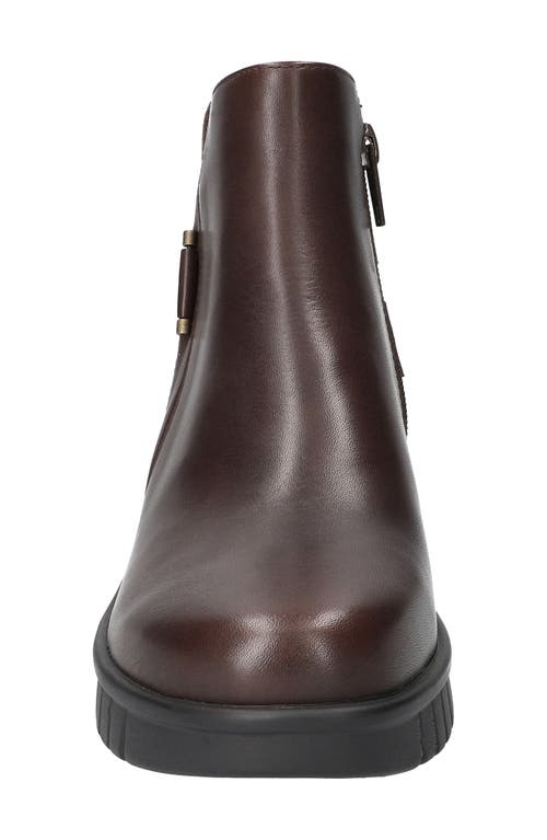 Bella Vita Sueann Platform Bootie In Brown