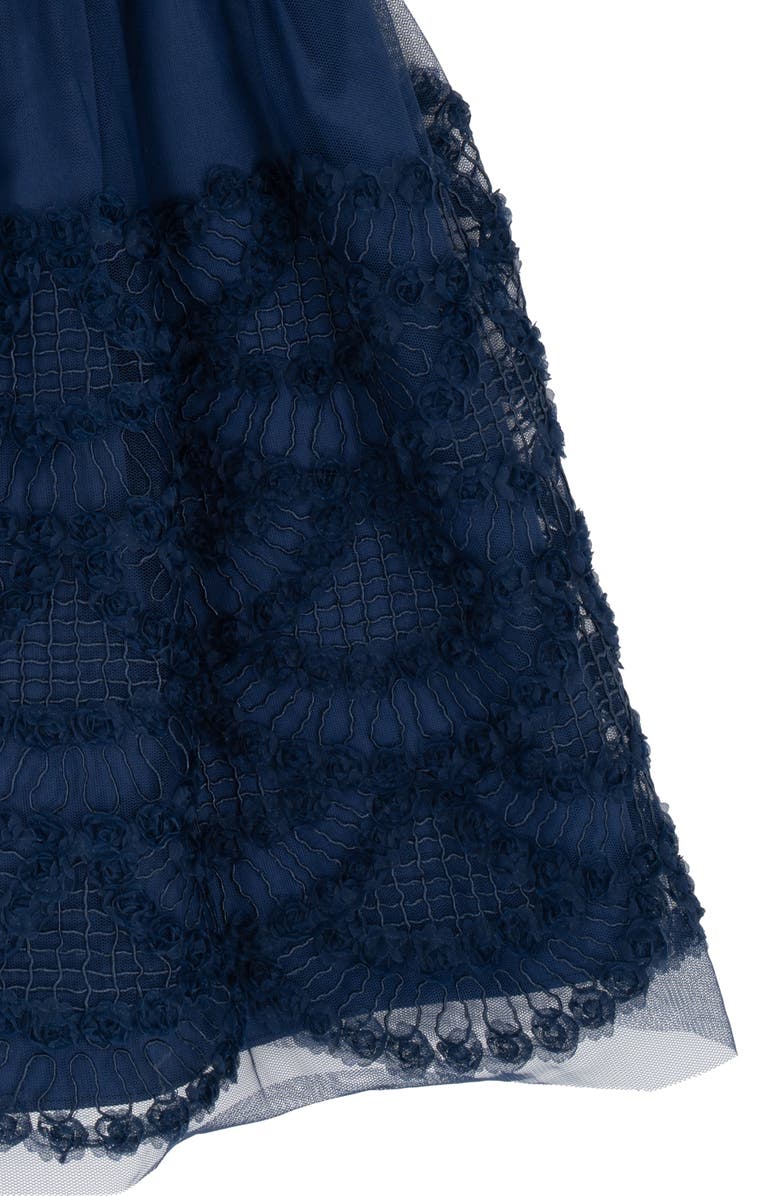 Rare Editions Kids' Cold Shoulder Party Dress, Alternate, color, Navy