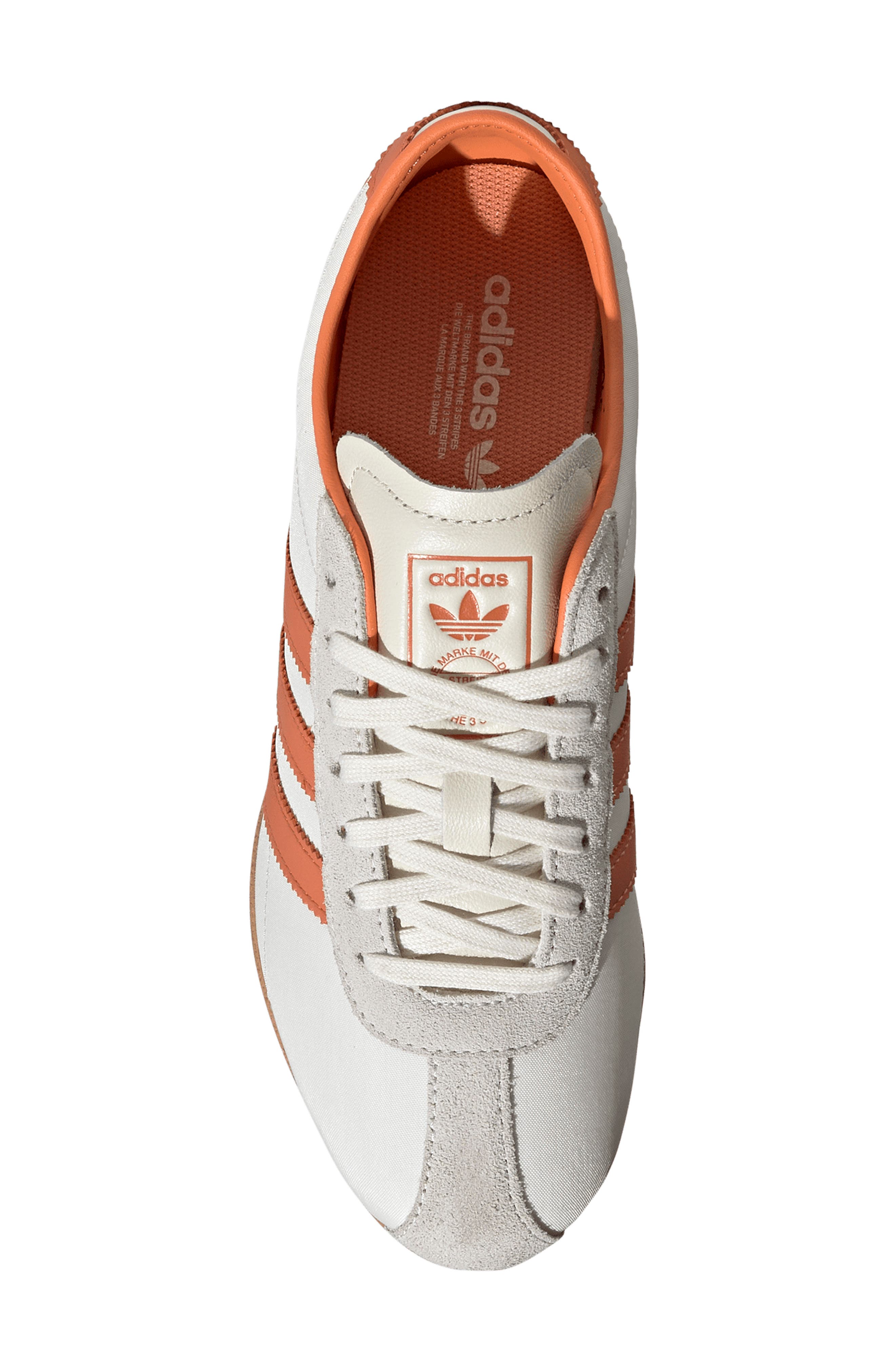 Tokyo Low Top Sneaker, Alternate, color, OFF WHITE/ DUSKY ORANGE/ GOLD