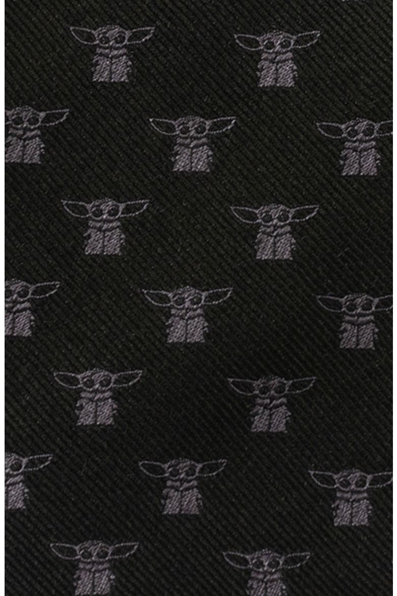 Star Wars™ The Child Silk Tie, Alternate, color, BLACK