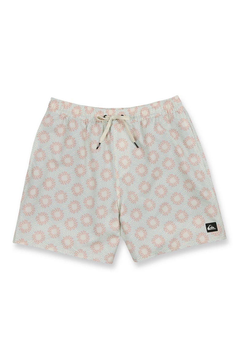 Ocean Mayhem Volley Swim Trunks, Alternate, color, BONE WHITE