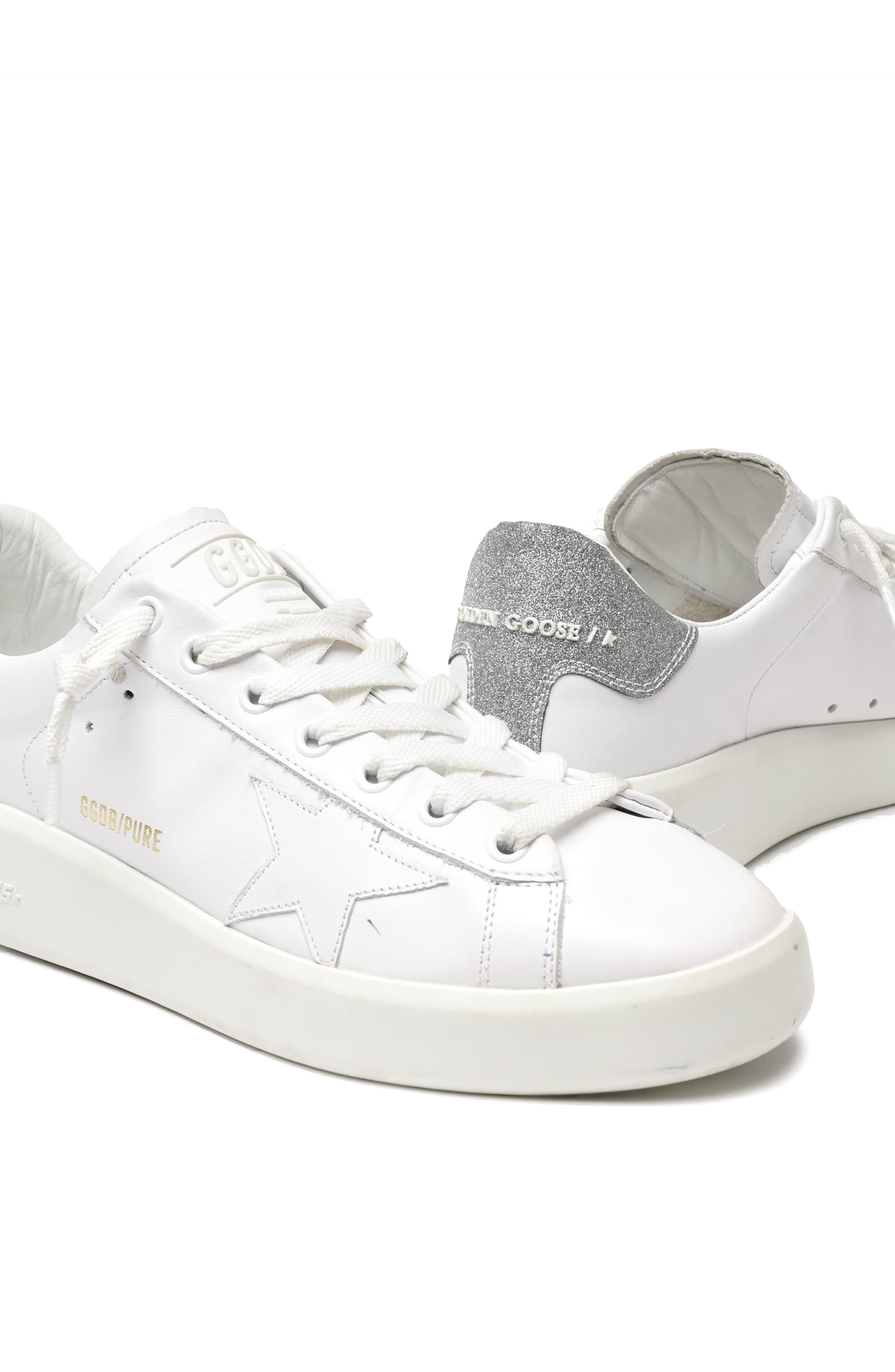 PURESTAR Low Top Sneaker, Alternate, color, WHITE/ SILVER