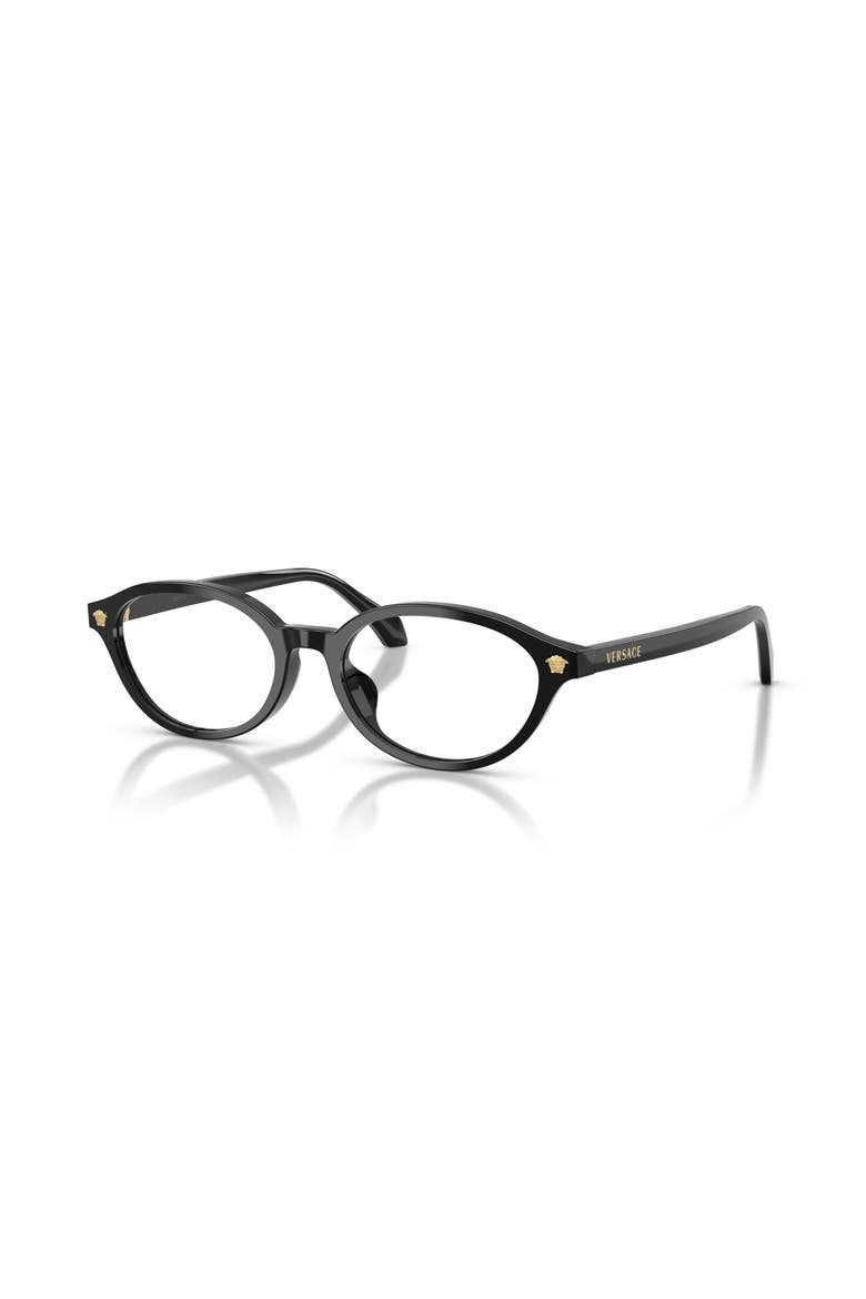 53mm Oval optical glasses, Main, color, Black