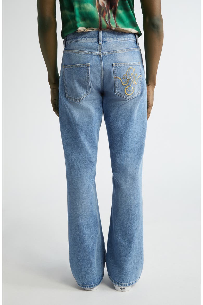 Fog Nonstretch Bootcut Jeans, Alternate, color, MID BLUE