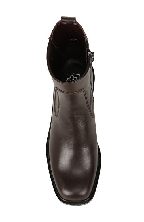Franco Sarto Gracelyn Zip Boot In Castagno