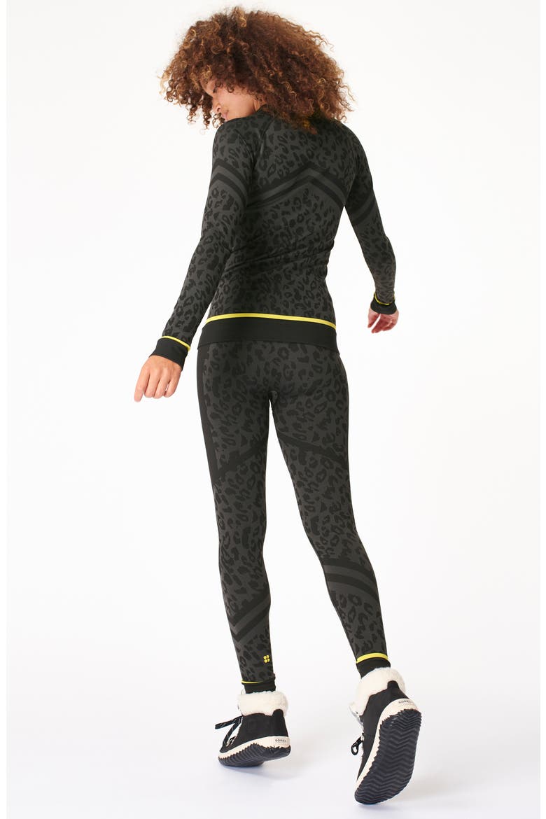 Ski Base Layer Leggings, Alternate, color, GREY ANIMAL JACQUARD