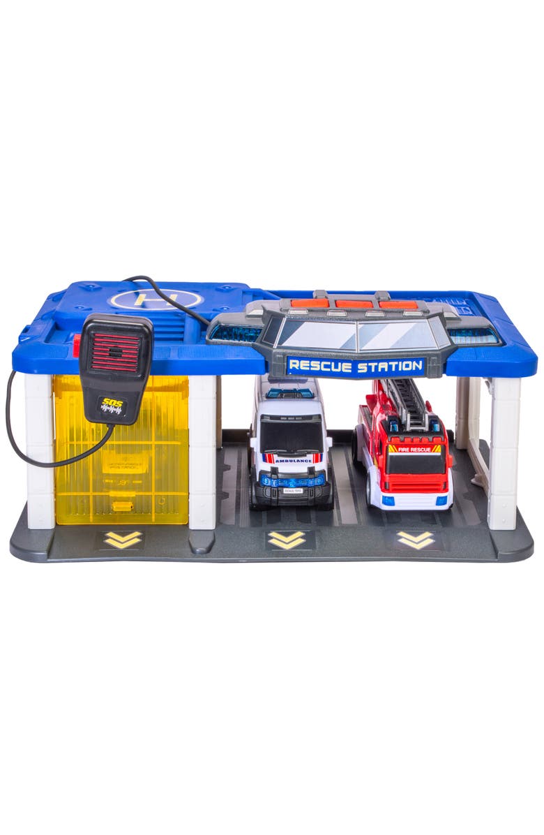Dickie Toys HK Ltd Rescue Station Play Vehicles, Main, color, Multicolored