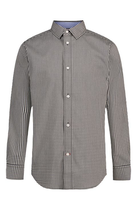 Kids' Long Sleeve Stretch Dress Shirt