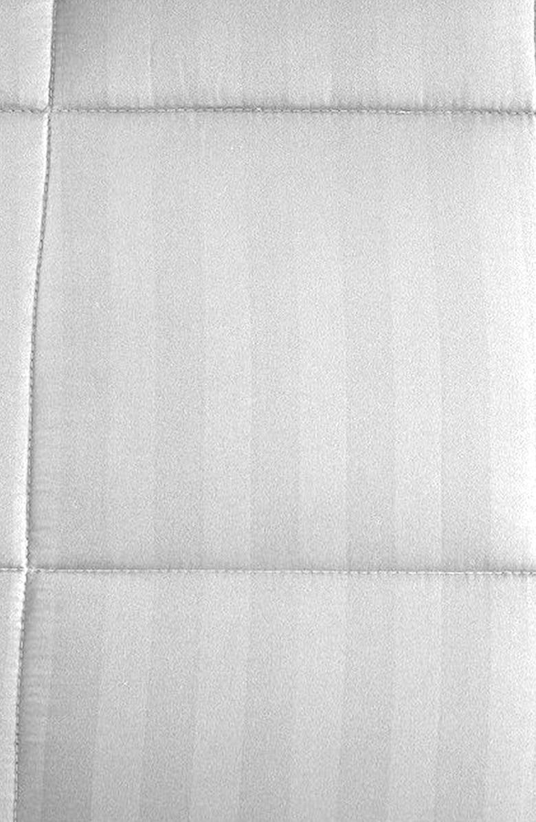 Luxury Home Embossed Stripe Microfiber 8-Piece Comforter Set, Alternate, color, White