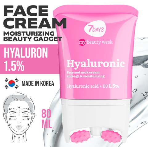 Hyaluronic Acid Gua Sha Roller Neck Wrinkle Cream - Daily Moisturizer