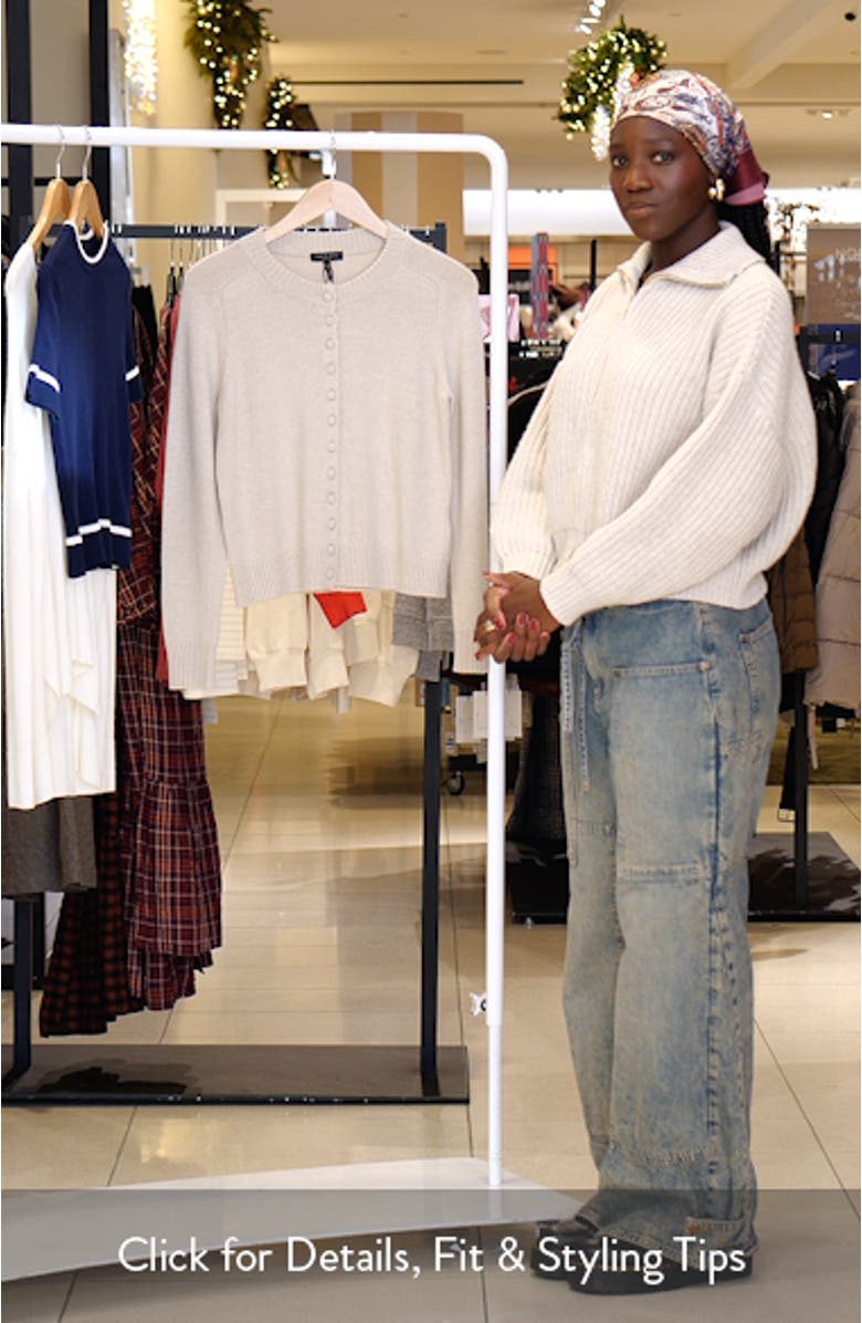 Wallace Crewneck Cardigan, sales video thumbnail