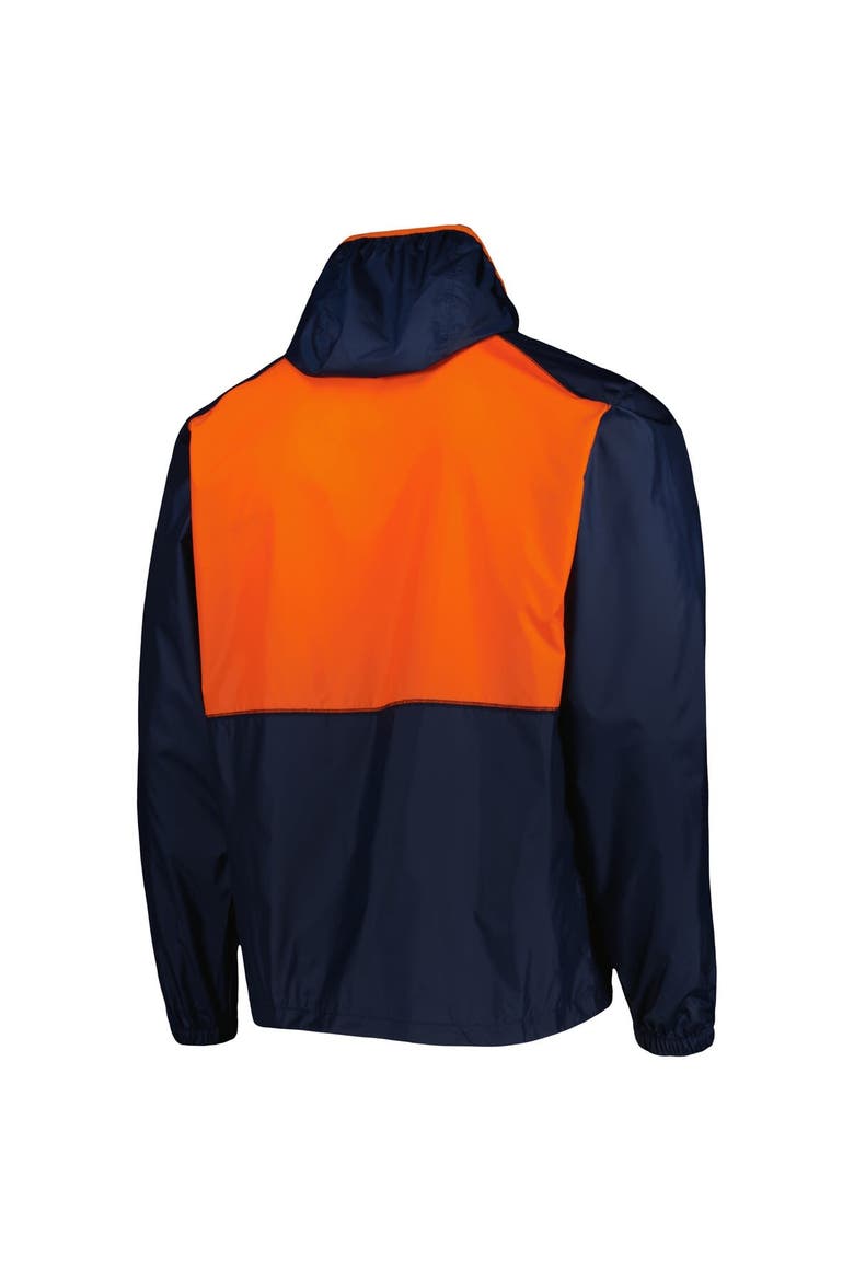 Men's Columbia Navy Auburn Tigers Flash Forward Full-Zip Windbreaker Jacket, Alternate, color, Navy