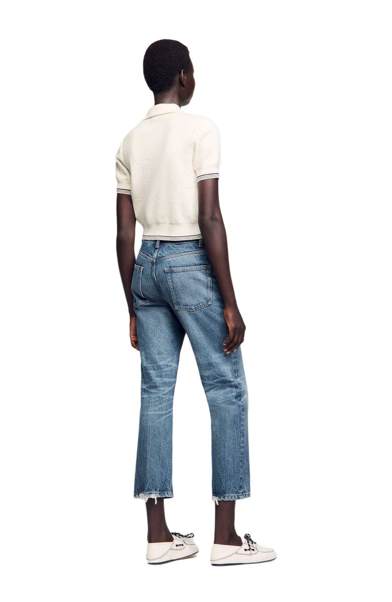 SANDRO Short-sleeved cardigan, Alternate, color, 