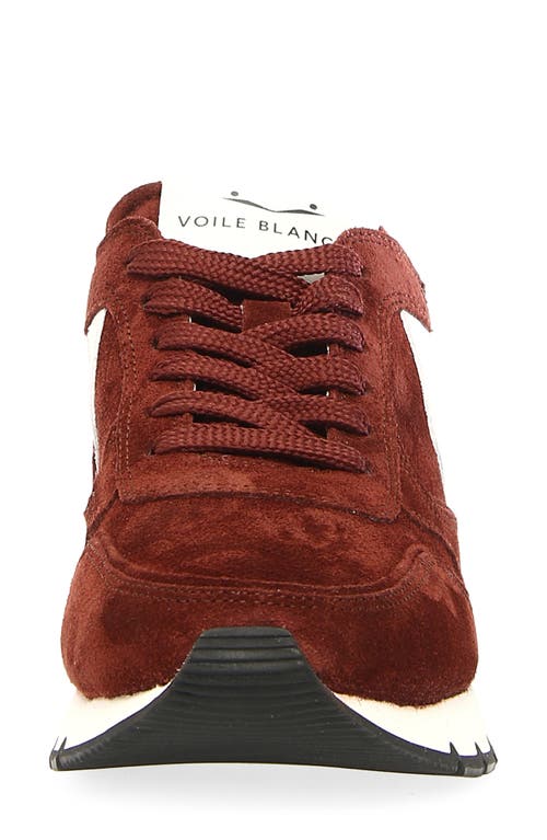 Voile Blanche Julia Sneaker In Burgundy