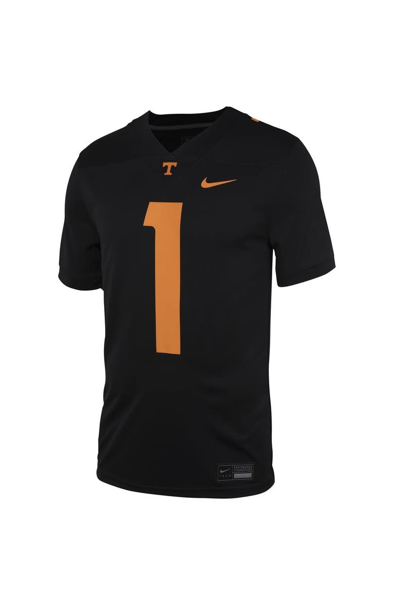 Nike Men's Nike #1 Black Tennessee Volunteers Dark Mode Game Jersey, Alternate, color, 