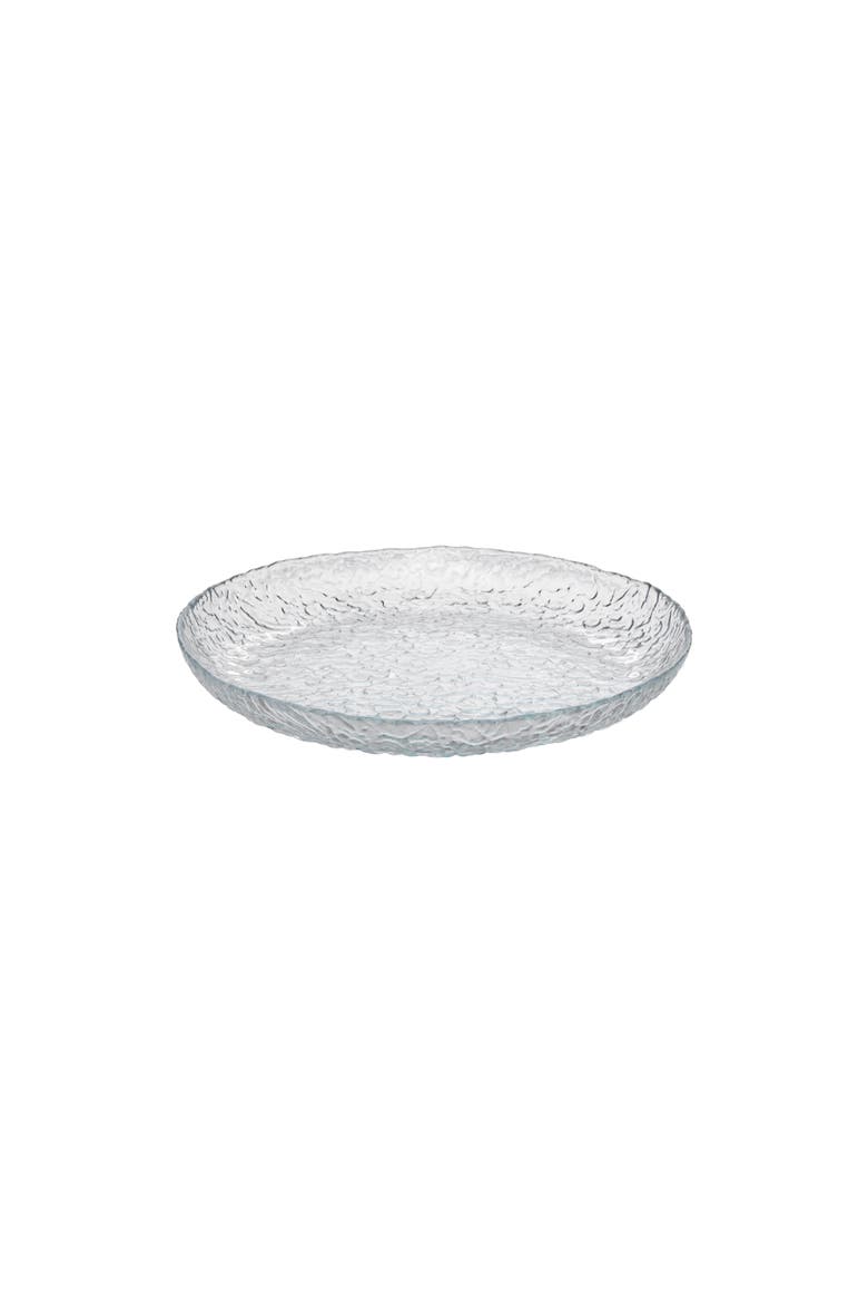 Brisa Set/6 glass salad plates, Alternate, color, Clear