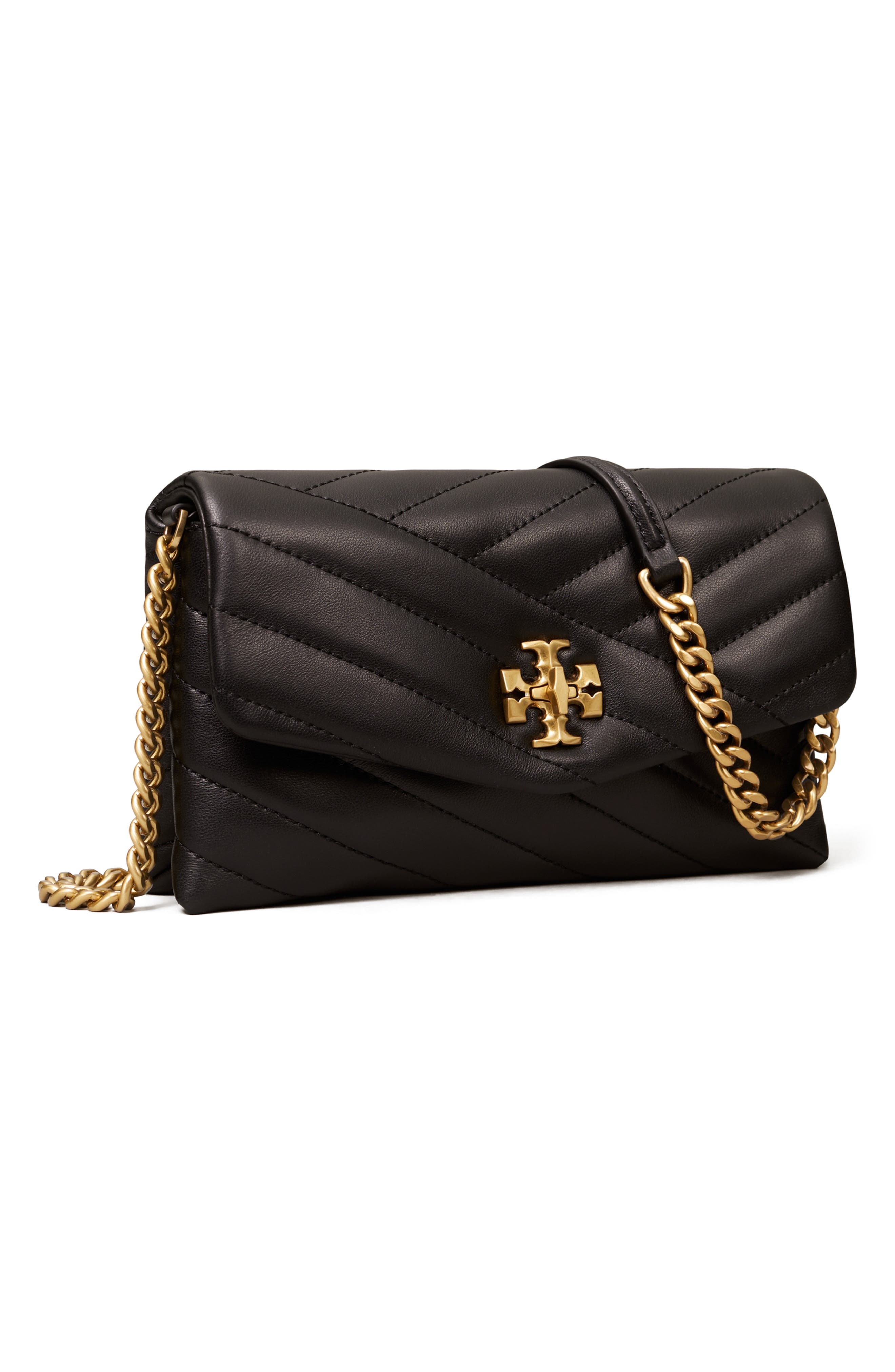 Kira Chevron Crossbody, Alternate, color, BLACK