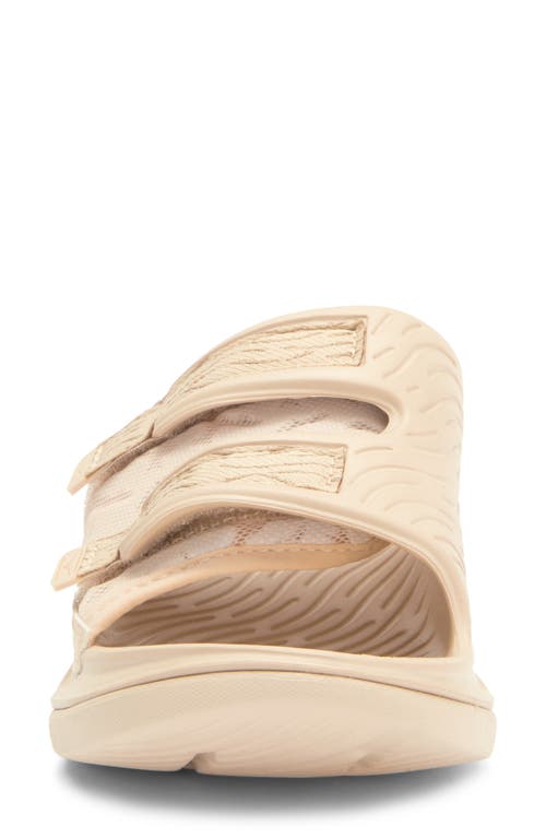 Hoka Gender Inclusive Ora Luxe Slide Sandal In Shifting Sand/dune