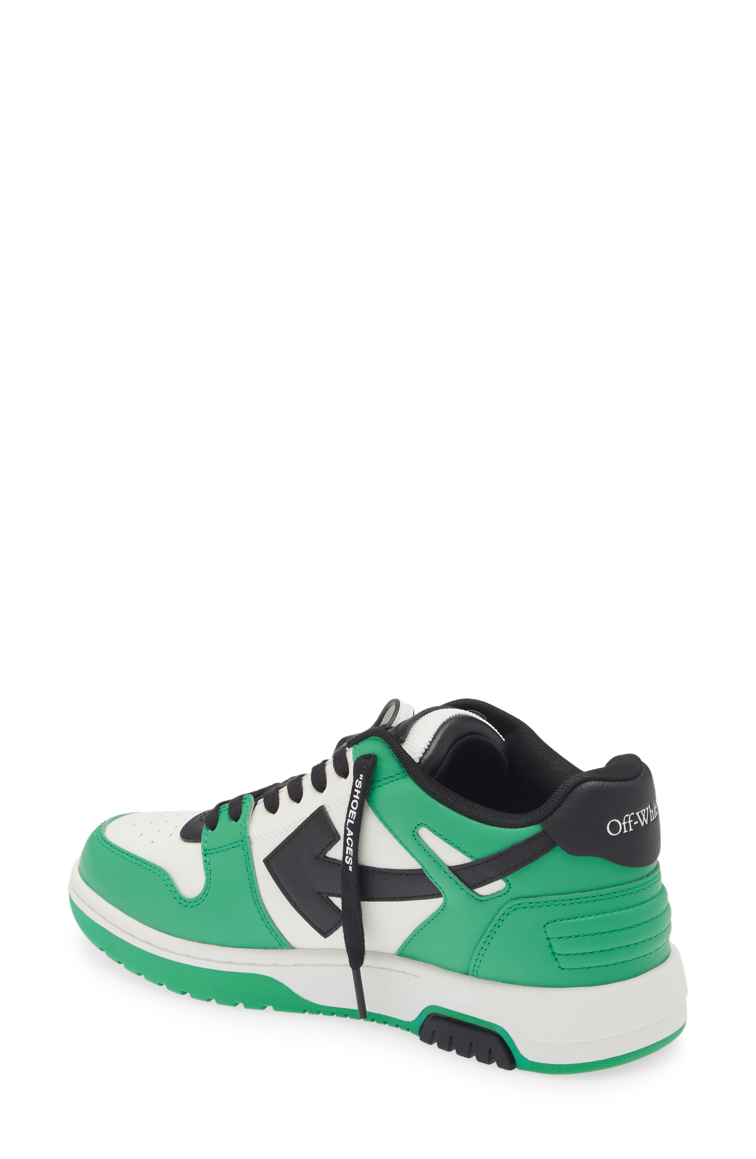 Off-White Out of Office Low Top Sneaker, Alternate, color, Green Black