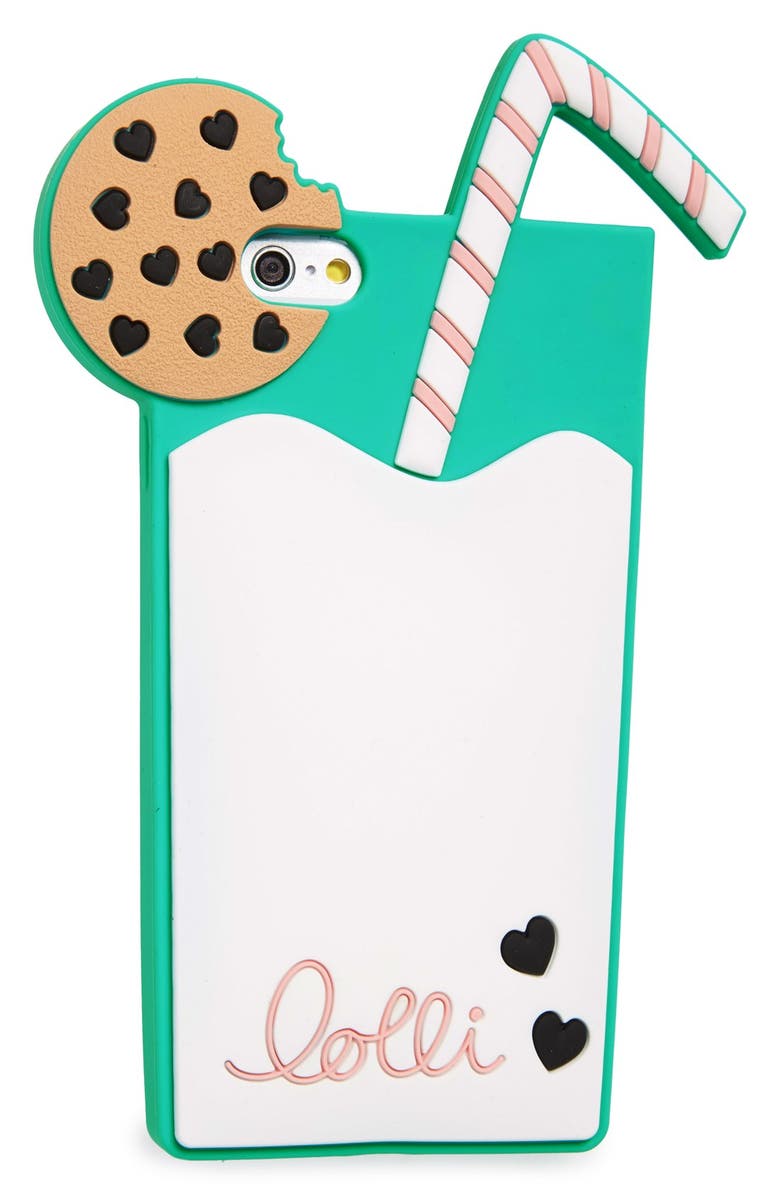 LOLLI SWIM Milk N' Cookies iPhone 6/6s Case, Alternate, color, 