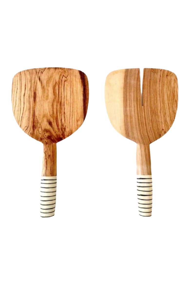 Punda Milia Serving Spoons, Main, color, Natural