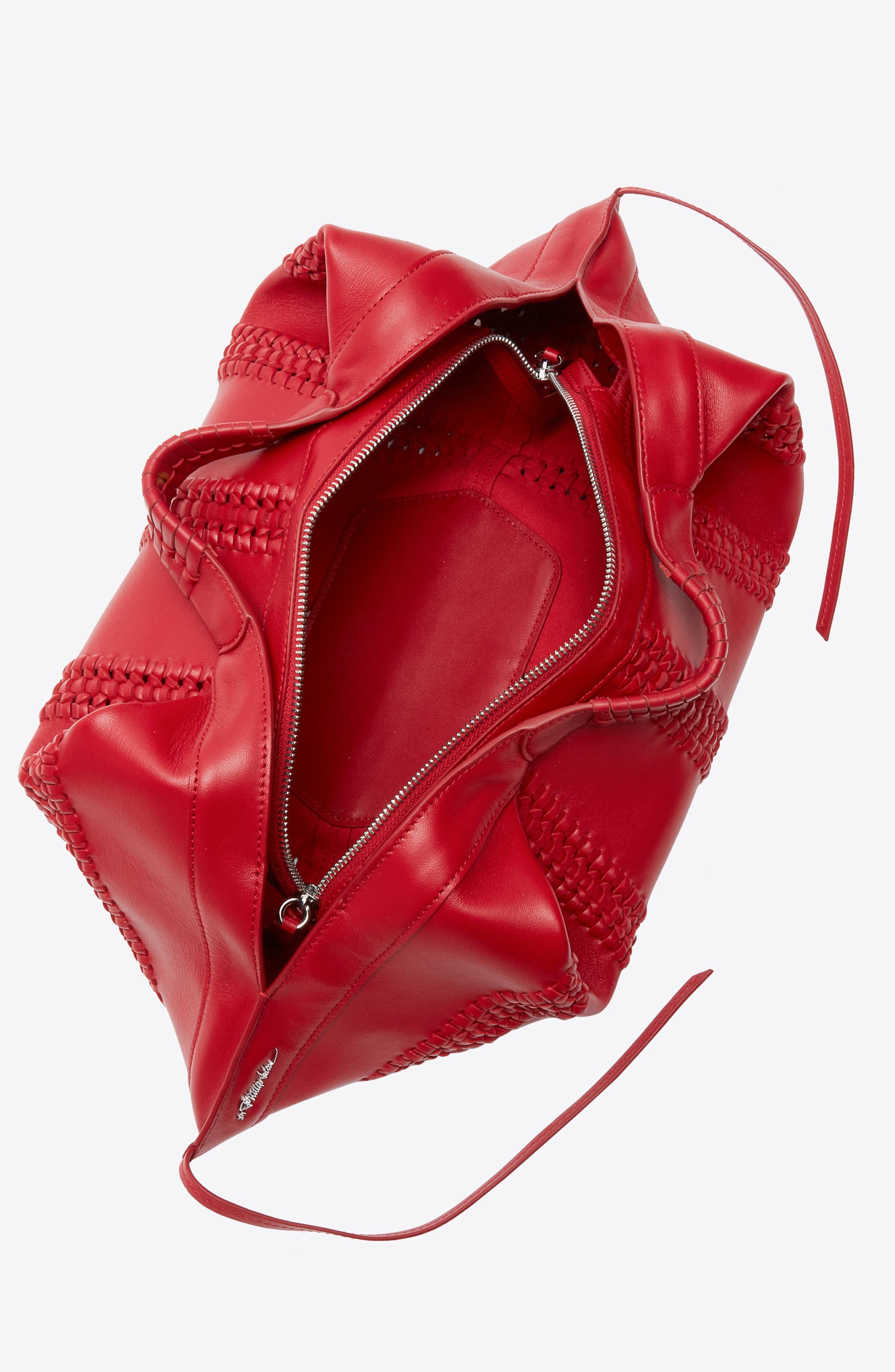 Leather Craft Luna Bag, Alternate, color, Lipstick
