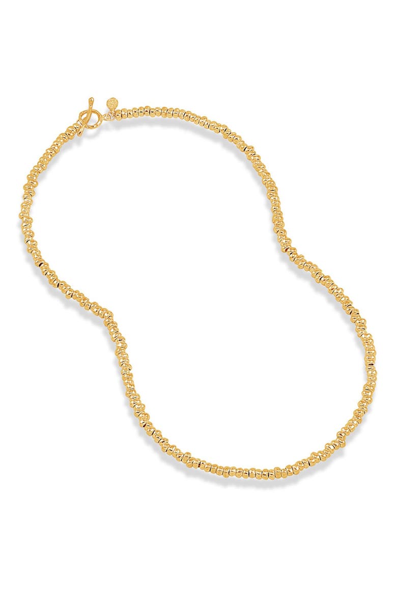 Signature Small Nugget Necklace, Main, color, Yellow Gold Vermeil