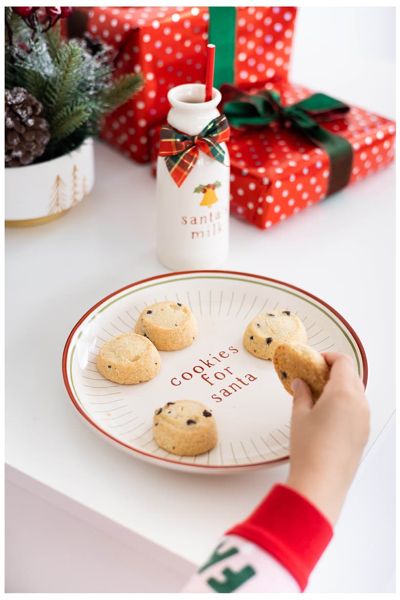 Santa Cookie Set, Alternate, color, WHITE