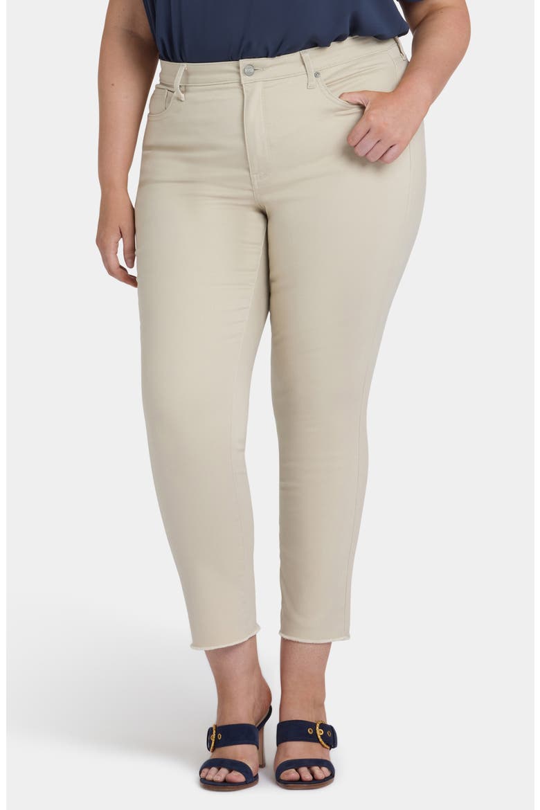 Sheri Ankle Fray Hem Slim Jeans, Main, color, FEATHER