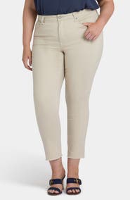 NYDJ Sheri Ankle Fray Hem Slim Jeans