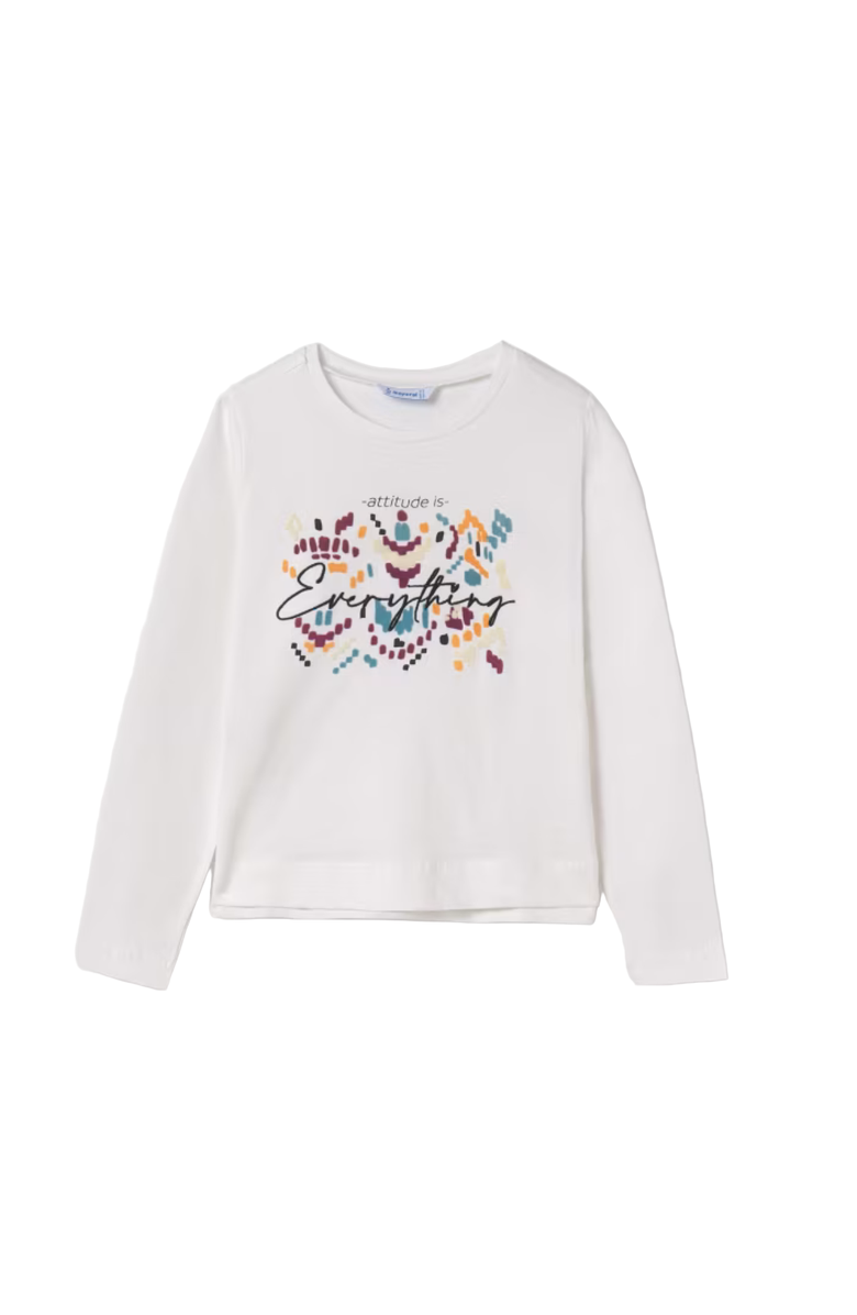 Mayoral Graphic T-Shirt, Main, color, White