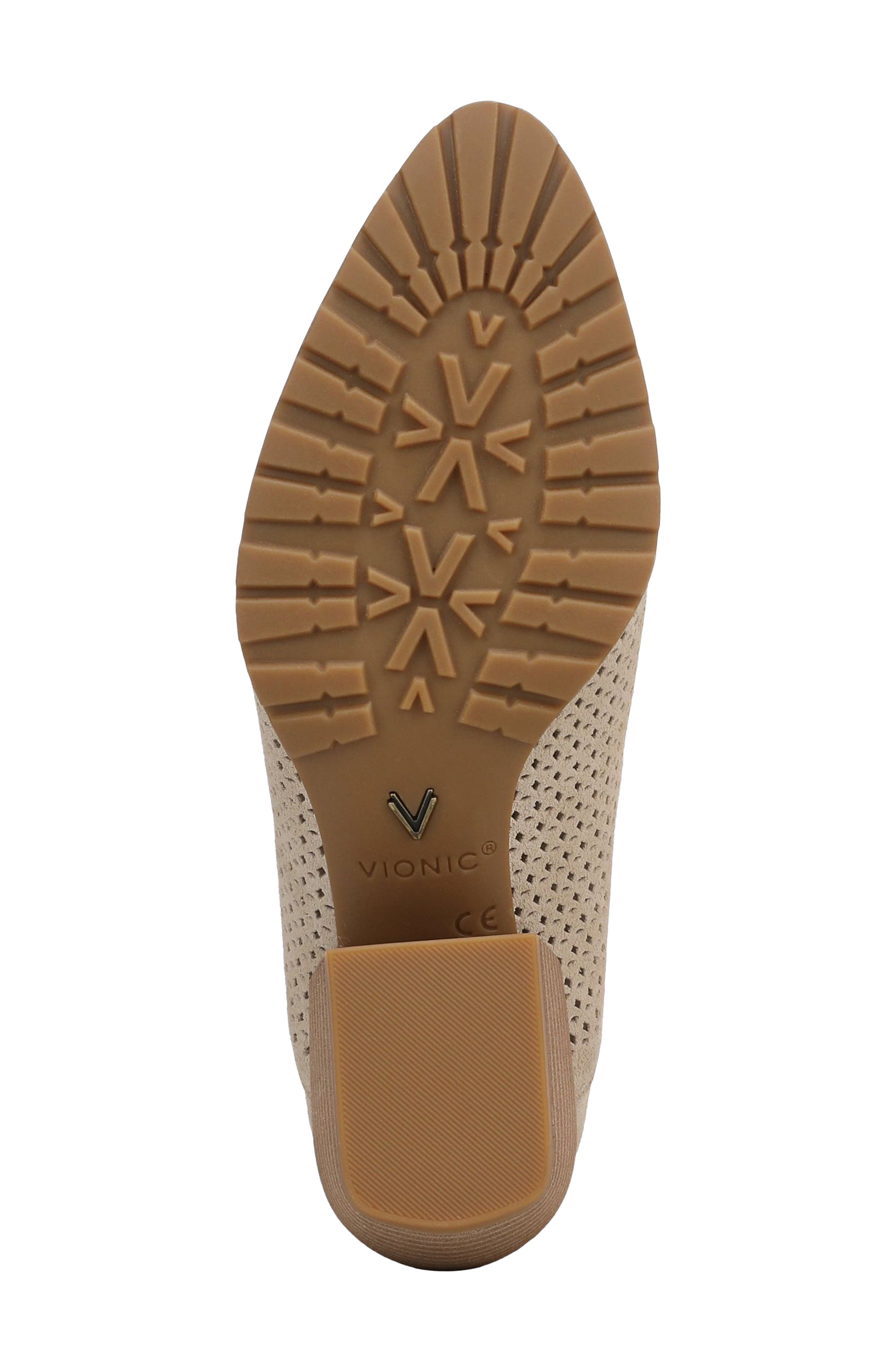 Vionic Bethany Perforated Bootie, Alternate, color, Lucid Beige Suede