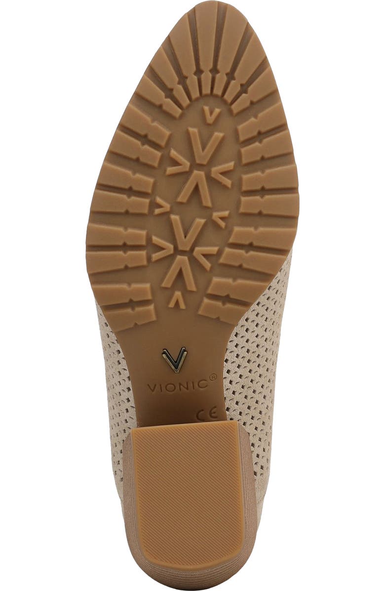 Vionic Bethany Perforated Bootie, Alternate, color, Lucid Beige Suede