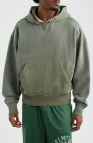 Elwood Ranger Oversize Distressed Cotton Hoodie